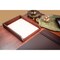 Dacasso Chocolate Brown Leather Letter Tray AG-3401 - alternate 5